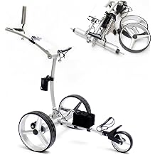 Electric Golf Trolley - Foldable and Compact, 12km/h Speed, 30  Climbing Ability, Lightweight with GO/Stop Memory Function and 9 Speed Options