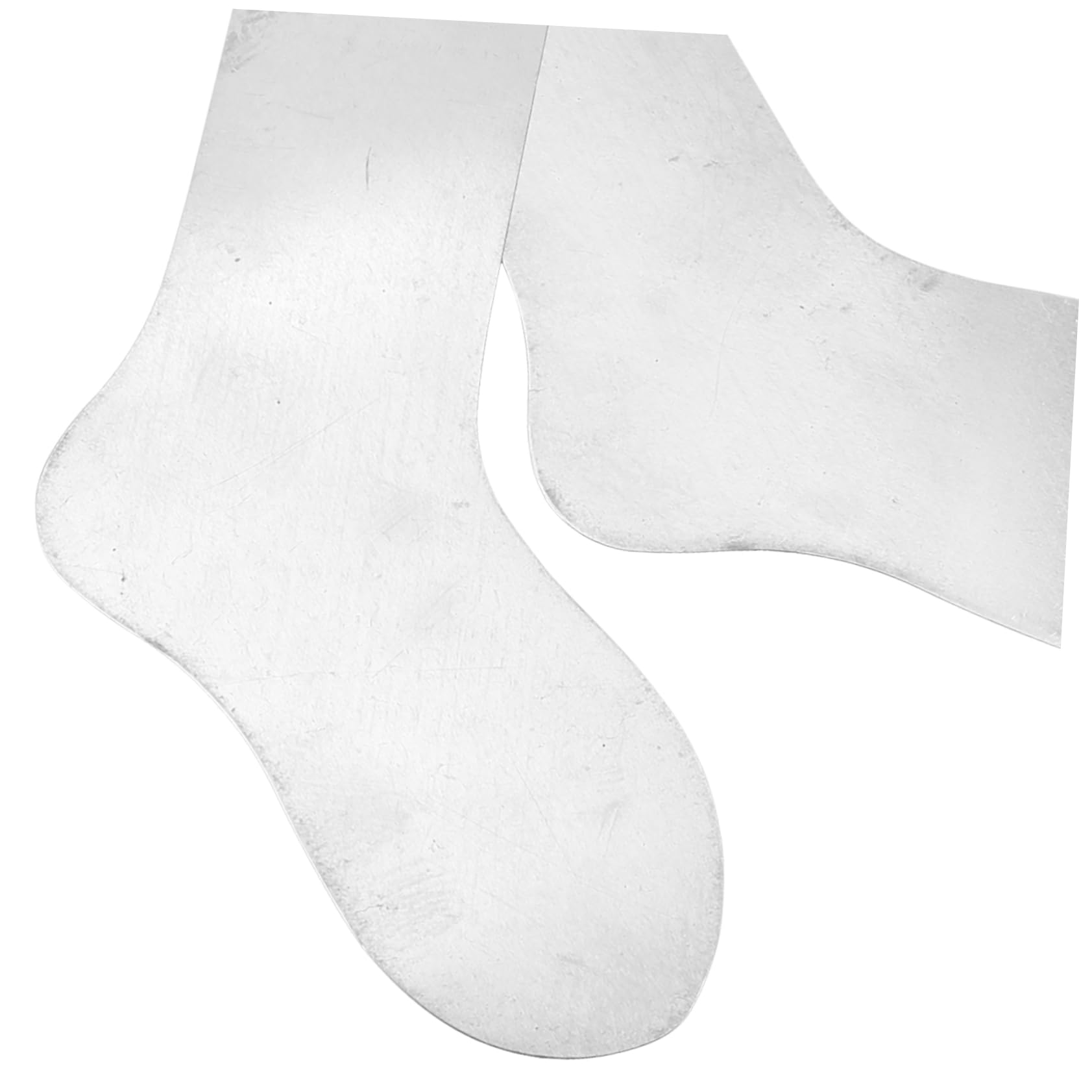 Gogogmee Aluminum Sock Shaping Boards 2 Pack Sock Display Holders Organizers Inserts Fixing Metal Jigs Flat Display Liners