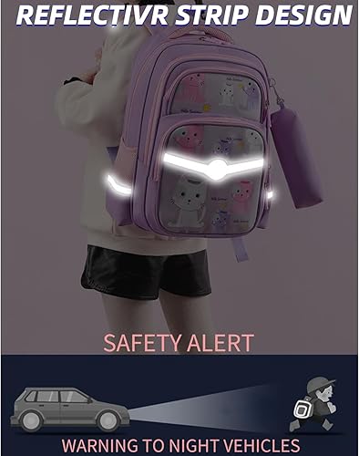 Miniatura 7 de Mochila Kawaii con bonitos accesorios para portátil de 14 pulgadas, mochila de viaje casual, bolsa estética para regalo de nuevo semestre, 01-rosa