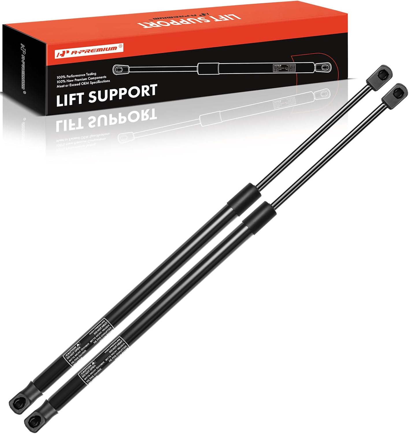 A-Premium Rear Liftgate Lift Supports Shocks Struts Compatible with Kia Model - Sorento 2011-2013, Fits Sport Utility Without Power Lift Gate, Extended Length is 18.90 inch (2PC Set)