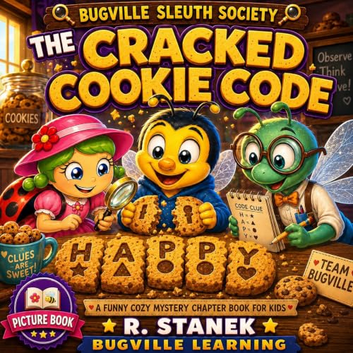 Bugville Sleuth Society The Cracked Cookie Code, Universal Story Edition Audiobook By R. Stanek cover art