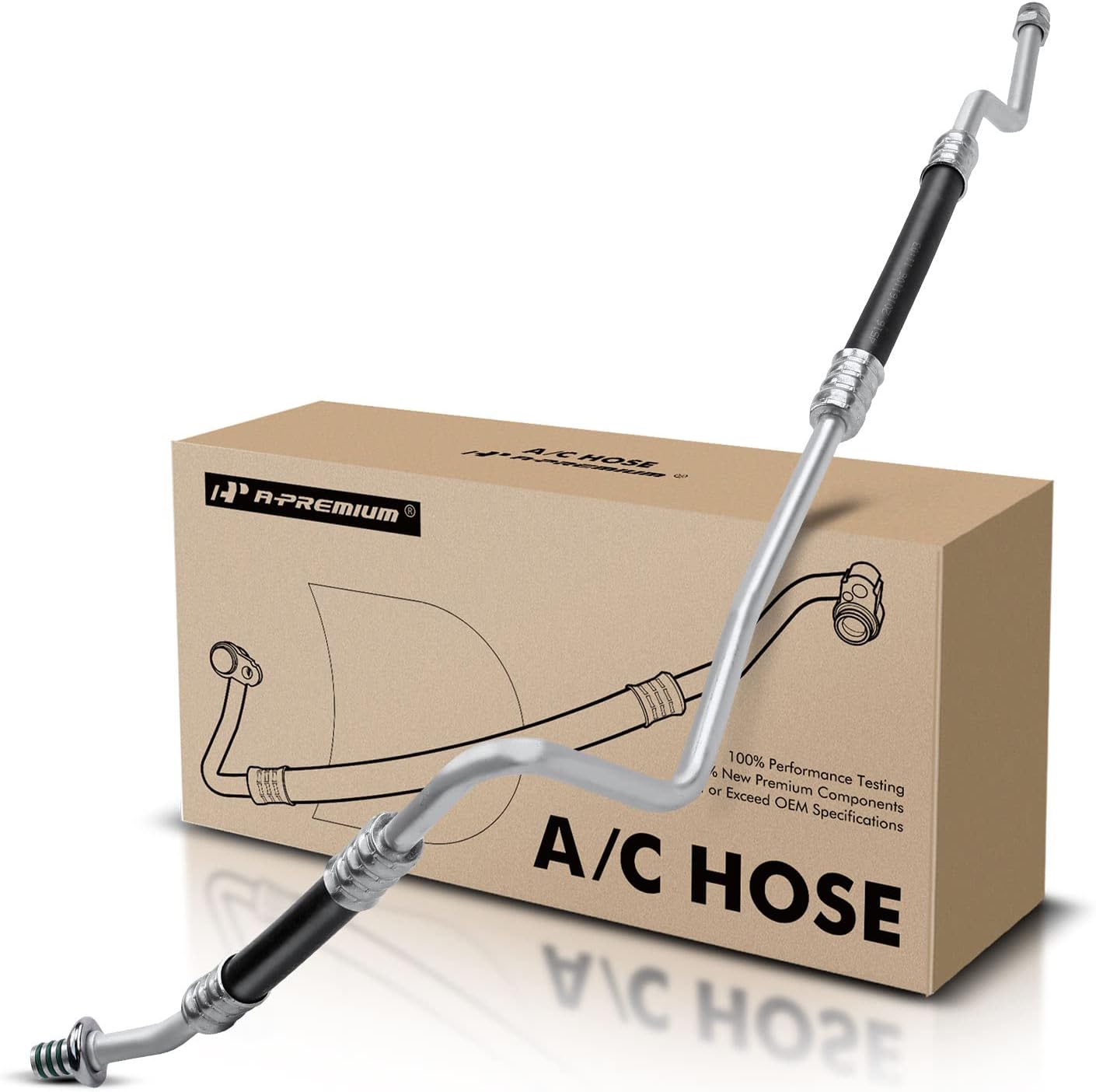 A-Premium A/C Liquid Line Hose Assembly Compatible with Ford F-150 2004-2008 & Lincoln Mark LT 2006-2008, 4.2L 4.6L 5.4L, Condenser to Evap