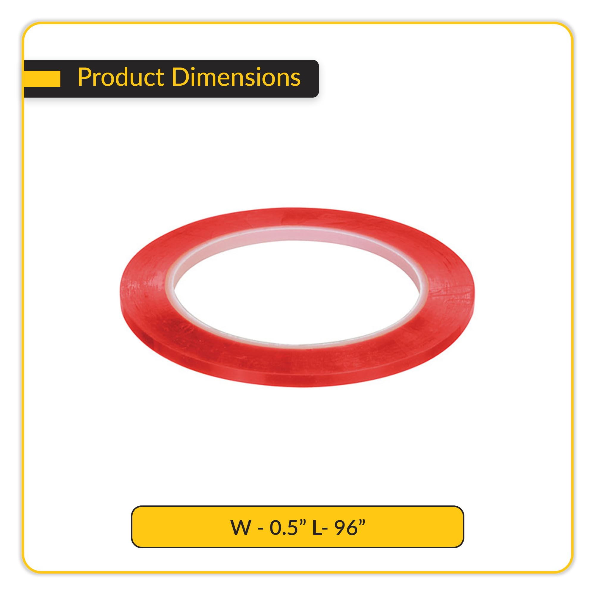 Brixwell QITO-004 Double Sided Tape, 3M Size 96