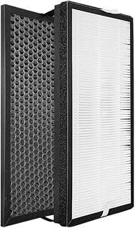 Kit de filtro de repuesto compatible con purificador de aire Rowenta Intense Pure 4010 PU4015 PU4020 PU4025, número de pieza XD6074U0 XD6075