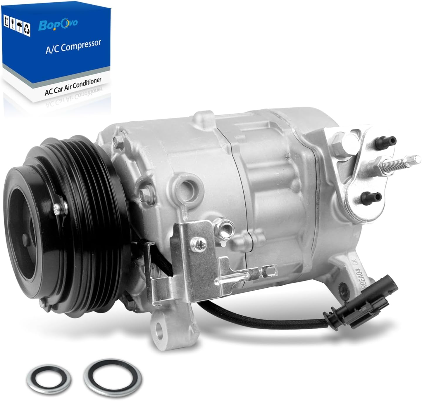 CO 29134C NEW Air Conditioner AC Compressor Compressor with 2014-2019 Chevy Silverado 1500 for GMC Sierra 1500, 2014-2017 Silverado 2500, 2015-2020 Chevy Suburban/Tahoe/GMC Yukon XL
