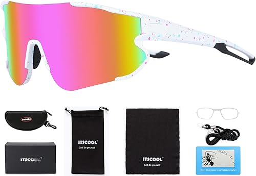 Miniatura 8 de ITSCOOL Gafas de sol deportivas polarizadas para hombres y mujeres, ligeras, para sóftbol, béisbol, pickleball, ciclismo, protección UV