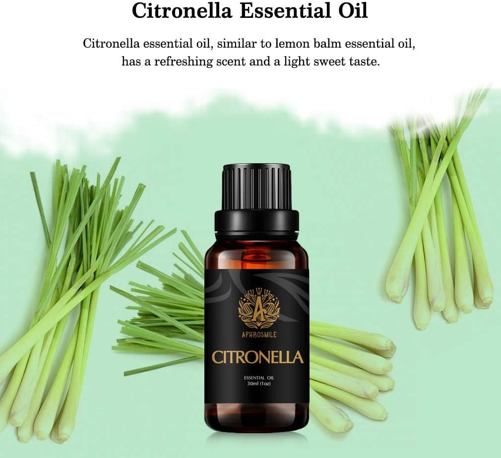 Aromatherapy Citronella Essential Oil for Diffuser Therapeutic Grade Essential Oil Citronella for Humidifier 100% Pure Citronella Essential Oil Fragrance for Massage 30ml Citronella Oil for Home - Image 4