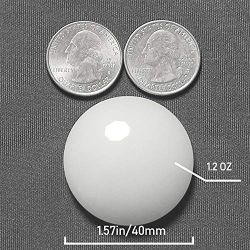 Magnetic Curtain Weights 4 Sets(8 Pc) - Use Of Weighted Shower Curtain Liner Weights, Curtain Magnets Closure, Flag Weights, Heavy Duty Works Outdoor Curtains - White, Round #TOP2