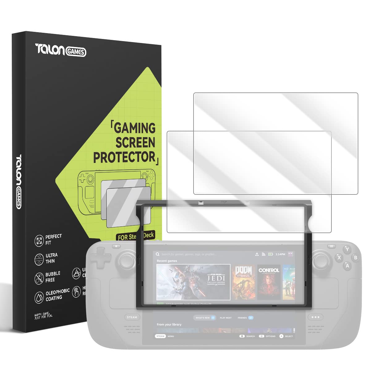 Amazon.co.jp: 【 2枚セット 】TALONGAMES 液晶保護ガラスフィルム 
