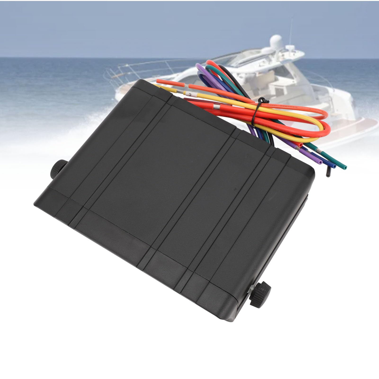 6-biegowa skrzynka z przełącznikami kołyskowymi DC12V do 24V 40Amp SPST Panel przełącznika dwupozycyjnego Box dla samochodów samochodowych Pojazd Łódź RV SUV (Niebieski)