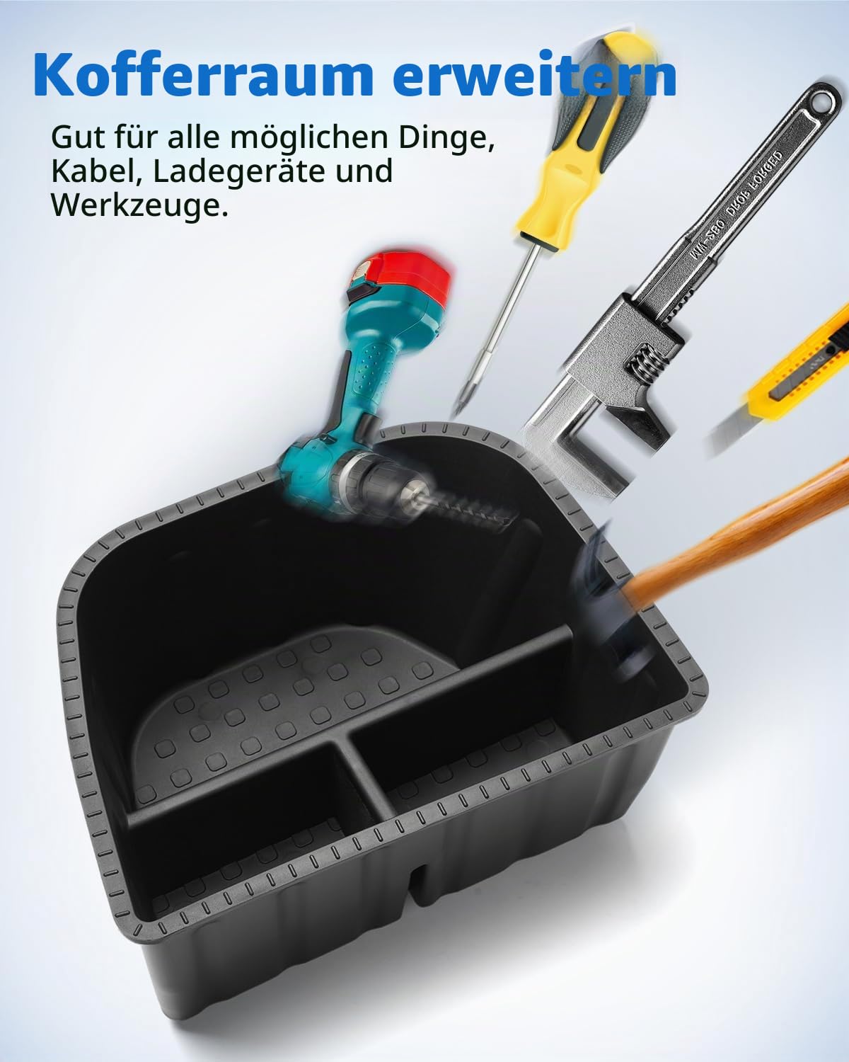Karltys Kofferraum-Organizer für Toyota Corolla Cross Zubehör 2022-2025, Seitentaschen, Wasserdichte Aufbewahrungsboxen (2 Stück)