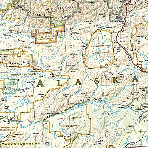 Alaska Map (National Geographic Adventure Map, 3117) #TOP2