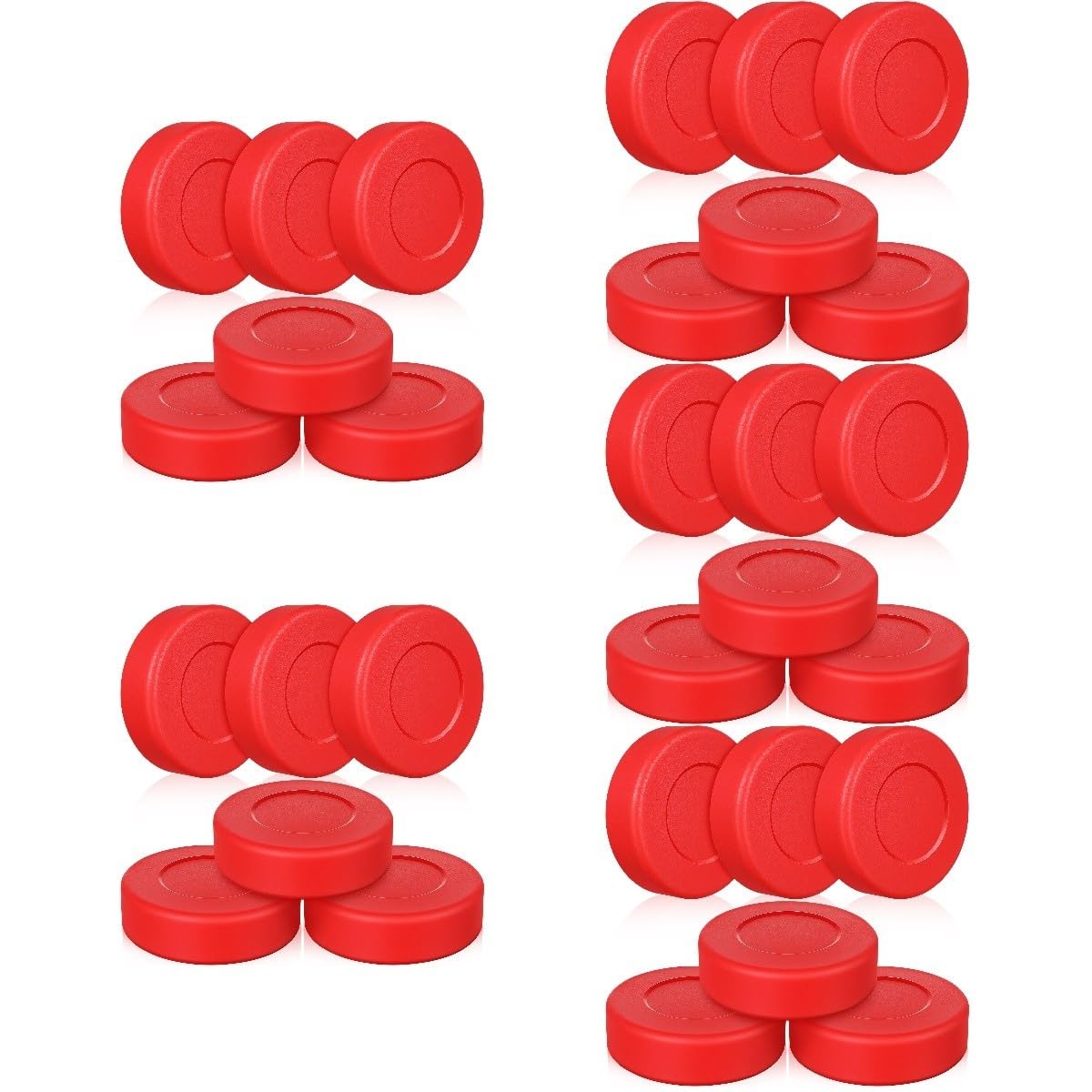 HEMOTON Packs De Rondelles De Hockey Pucks Et Balles De Hockey pour Entraînement avec De Rangement Moyenne pour De Glace