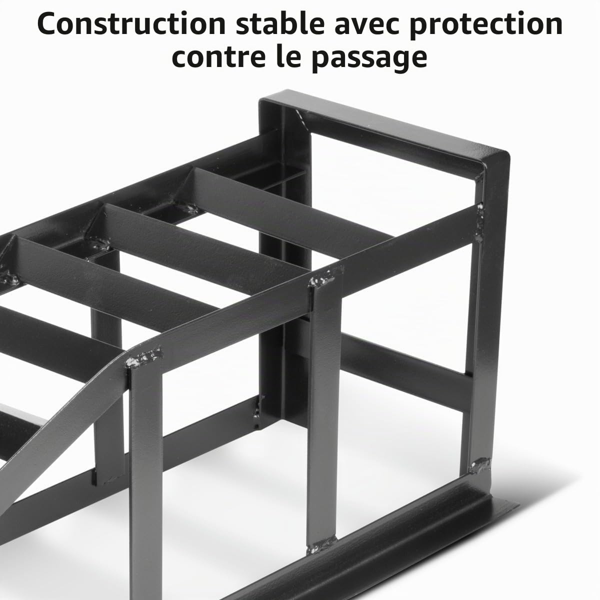 STAHLWERK GT-14 ST Lot de 2 rampes d'accès avec capacité de charge de 2 tonnes - Rampe de voiture - Béquille de voiture