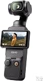 DJI Osmo Pocket 3, Vlogging Camera with 1'' CMOS & 4K/120fps Video, 3-Axis Stabilization, Fast Focusing, Face/Object Tracking, 2" Rotatable Touchscreen, Small Video Camera for Photography, Youtube - 1