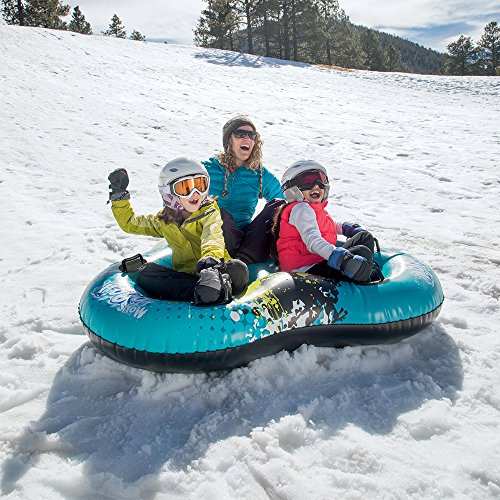 H2OGO! Snow Winter Rush 3-Person Inflatable Snow Tube - Thumbnail 3