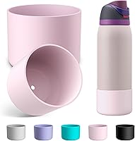 Vista 43 de 2PCS Silicone Water Bottle Boot for Owala 24oz 32oz 40oz, Anti-Slip Protective Sleeve Bottom Bumper Protector for FreeSip, Twist, and Flip Stainless