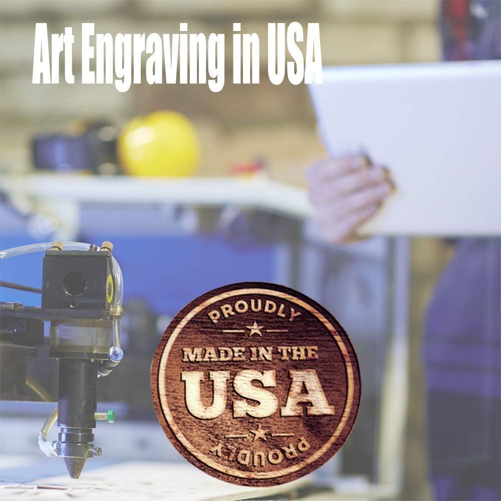 Wood Engraved Pet Picture Frame with Glass - Four-Legged Word, Dog & Cat Mom & Dad Paw Print Pet Memorial Gift (5x7 Horizontal) - Image 4