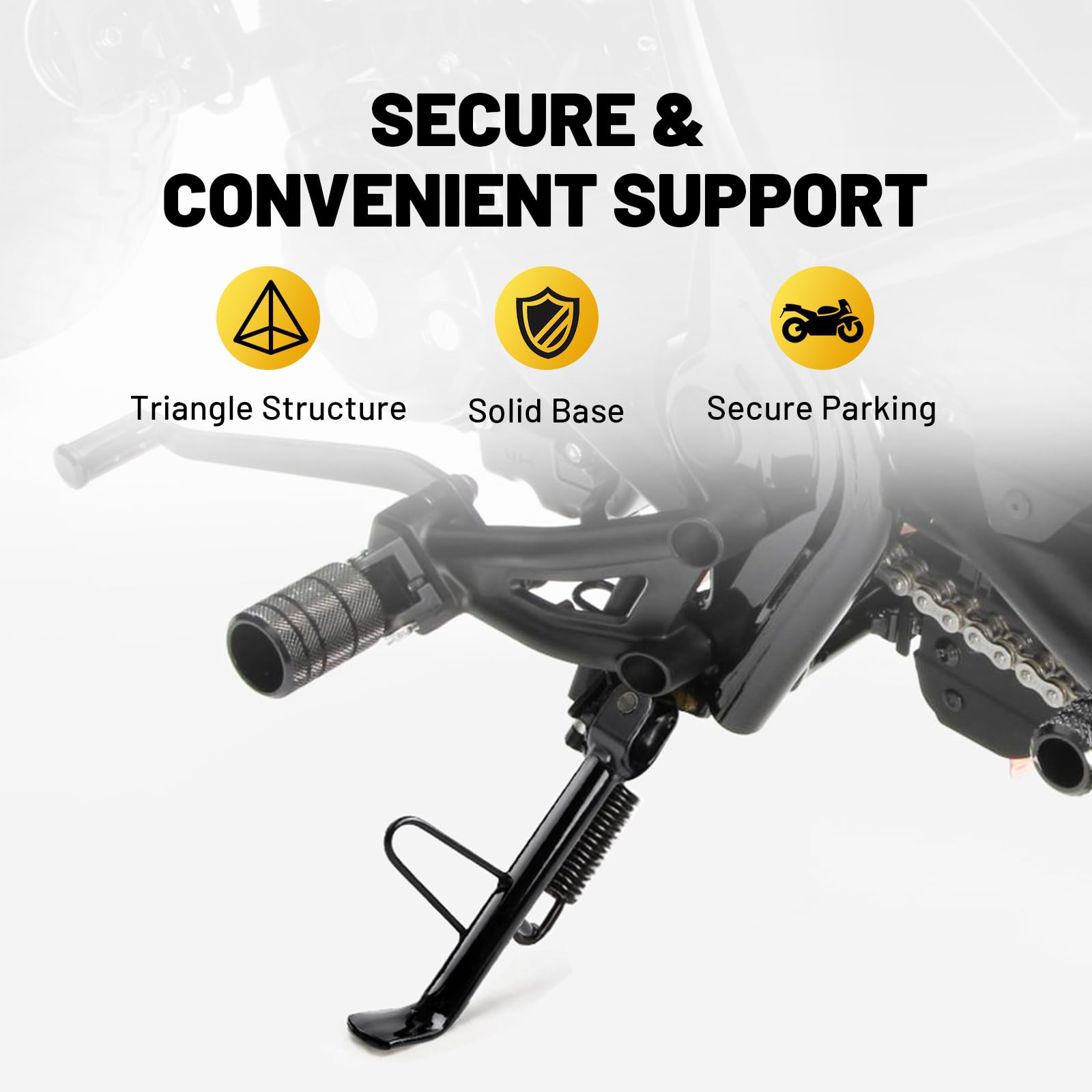 Amazon.com: FSFY 16cm Motorcycle Kickstand Side Stand For ATV Dirt