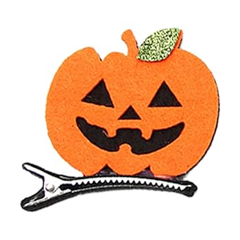 Amazon.co.jp: かぼちゃのヘアクリップ - ハロウィン装飾的な