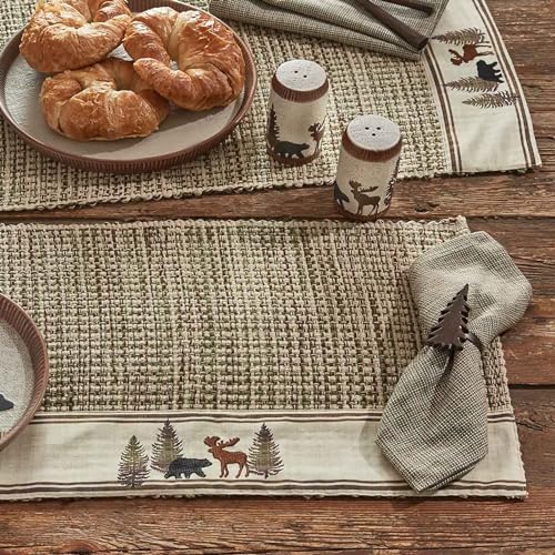 Set de 4 Servilletas de Tela Beige Cuadradas miniatura 2