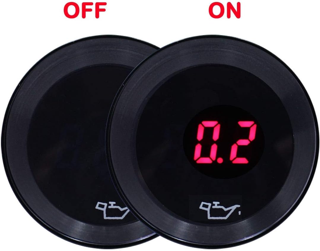 Two Z-LIANG Digital Display Water Temperature Gauges, one showing 'OFF' (display off) and the other 'ON' (displaying '0.2').