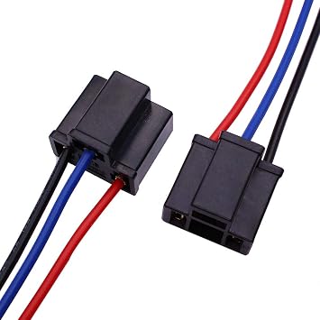 H4 Female Socket Wiring Harness Connector Adapter 9003 HB2 Bulb Holder Base