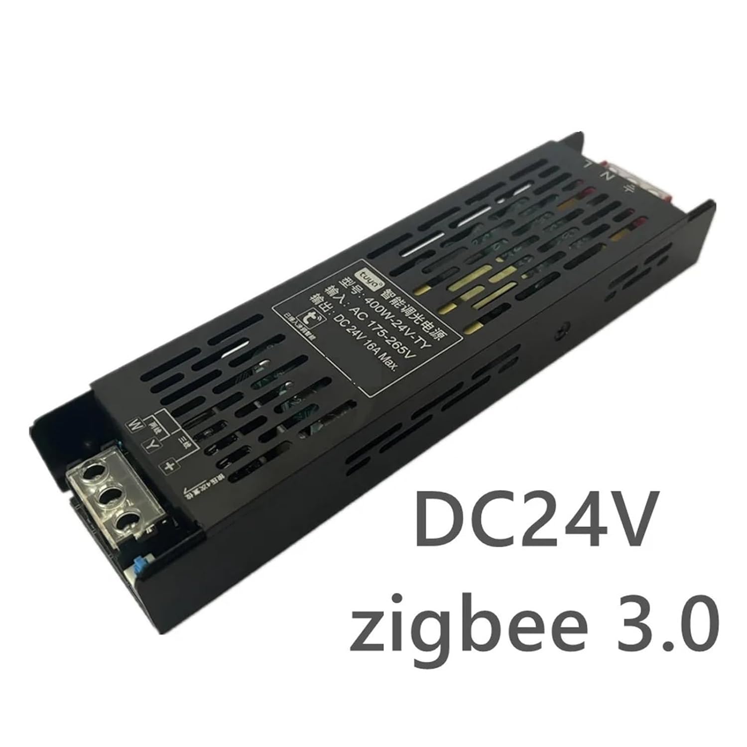 DC24V LED Power Supply Dimmer Transformer AC175V-265V Tuya 3.0 Support Alexa Gooogle Voice APP Control Home CCT LED Strip(DC24V 200W)
