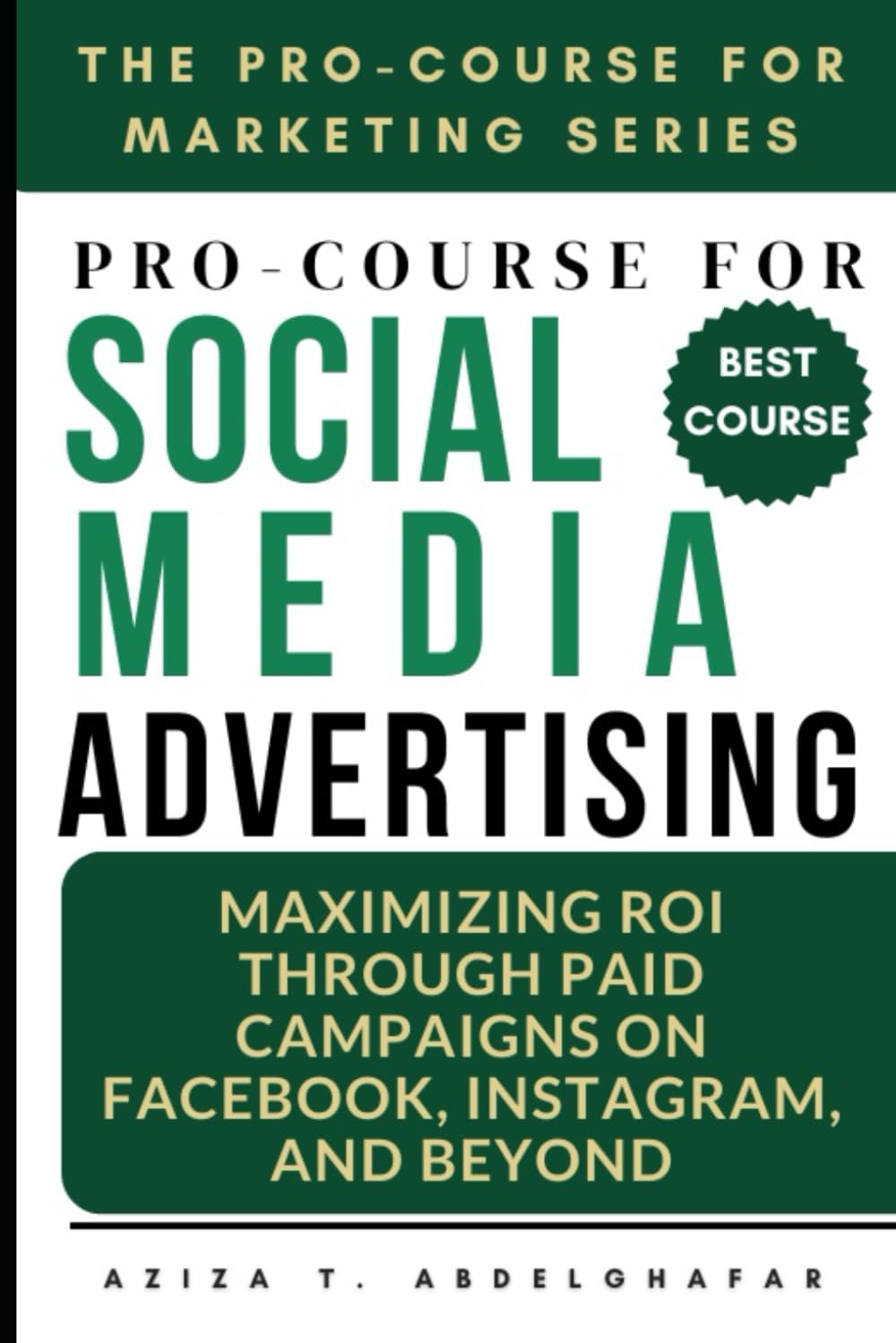 Pro-Course For Social Media Advertising: Maximizing ROI through Paid Campaigns on Facebook, Instagram, and Beyond (The Pro-Course for Marketing Series (TPCFMS))