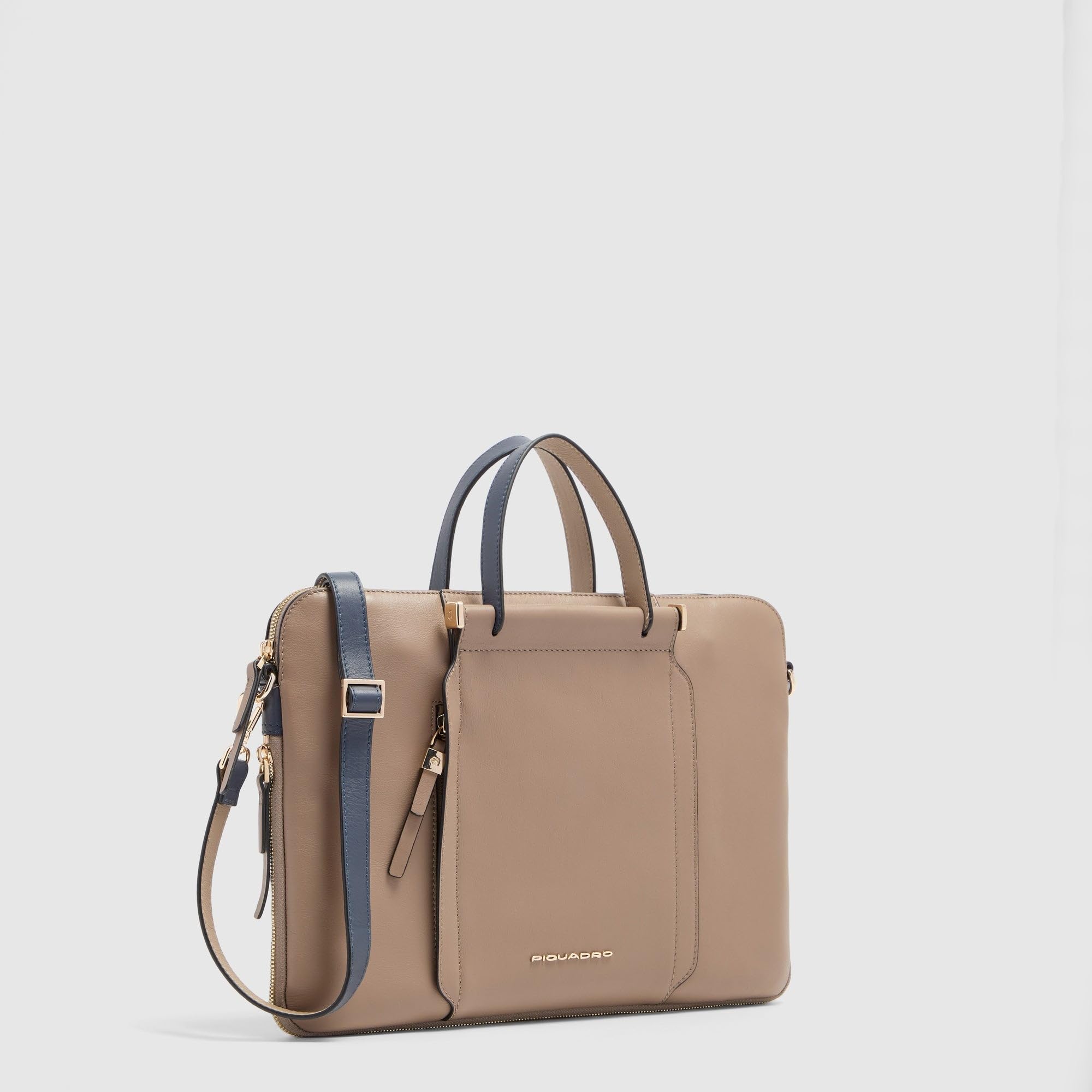 PIQUADRO Borsa da lavoro donna espandibile porta PC 14" Donna pelle