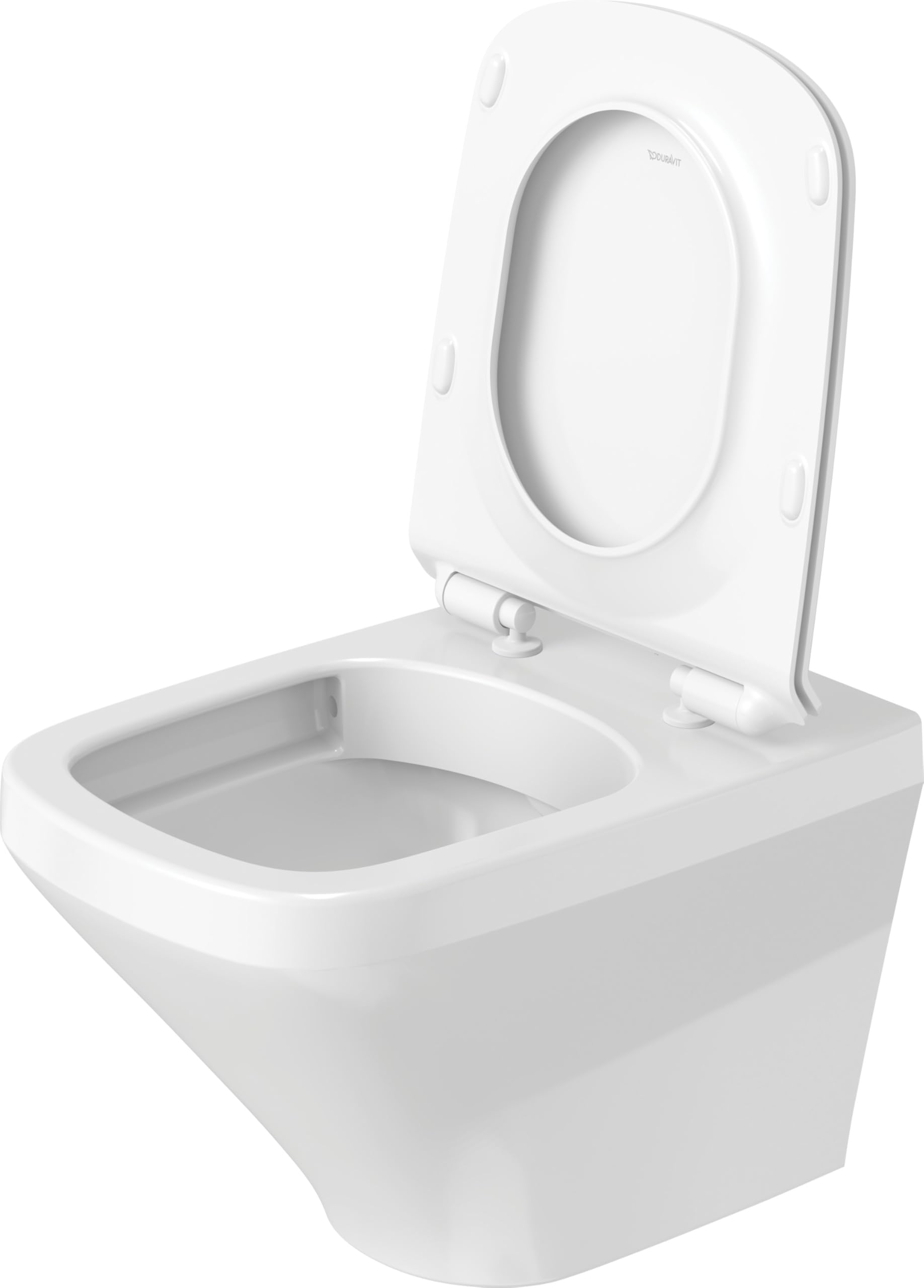 Duravit DuraStyle tapa WC, tapa de wc con mecanismo de cierre suave y lento, asiento de inodoro de urea duroplast, tapadera wc con bisagras de acero inoxidable, tapa de inodoro blanco