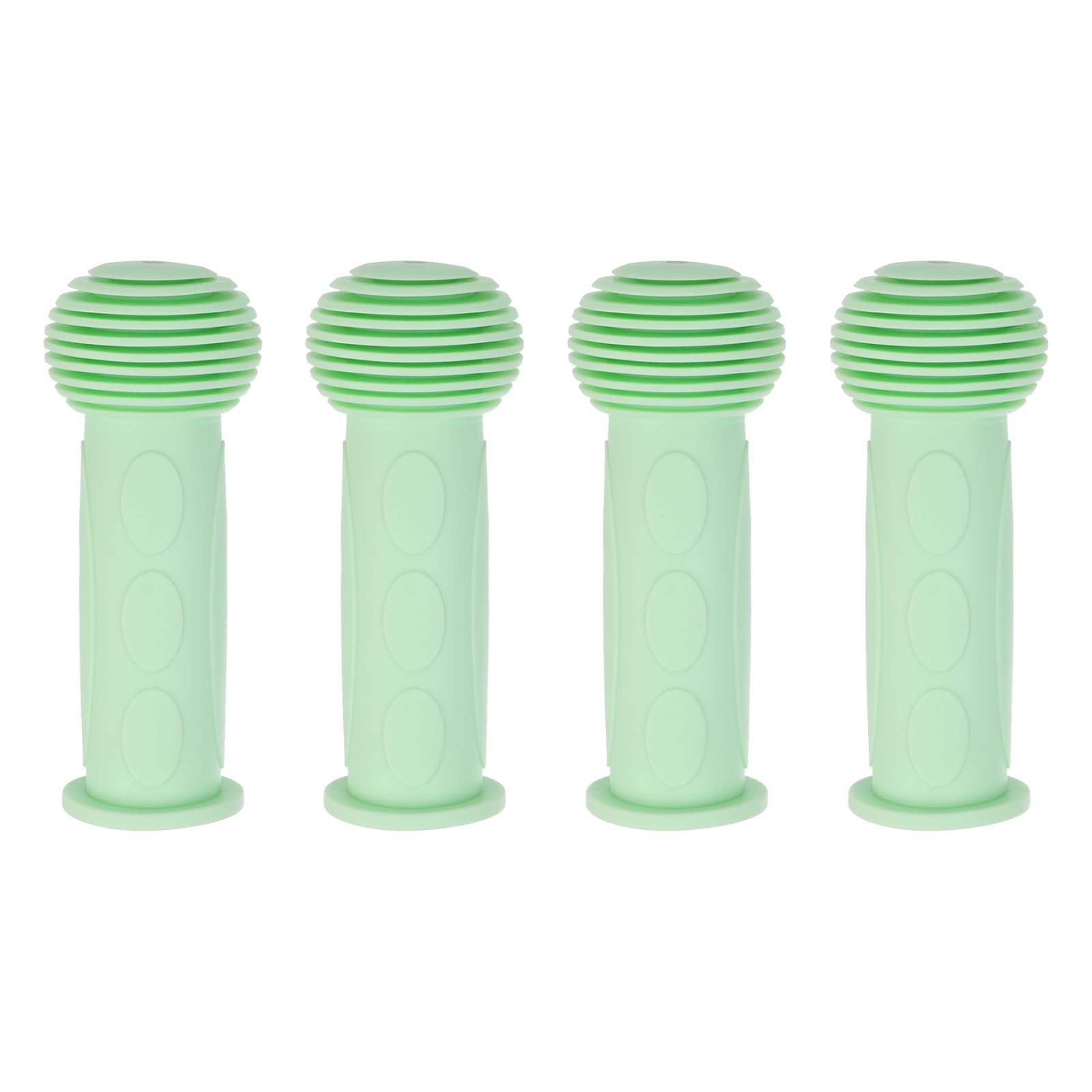 Sourcing Map 2 Pairs Bike Handlebar Grips, 4.33" Non-Slip Rubber Mushroom Bicycle Grips, Fits 7/8" Handlebars, Green