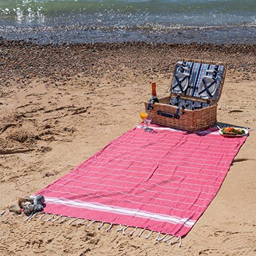 Nicola Spring 1x Pink 170cm x 90cm 100% Turkish Cotton Bath Towel - Lightweight & Absorbent Large Adults Drying Beach Bathroom Gym Shower Sauna
