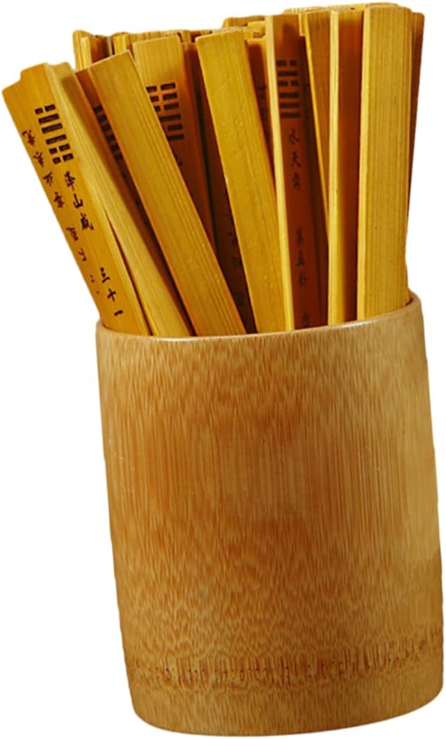 Bamboo Hexagram Sticks Set for Chinese Divination Unique Fortune Telling Toys