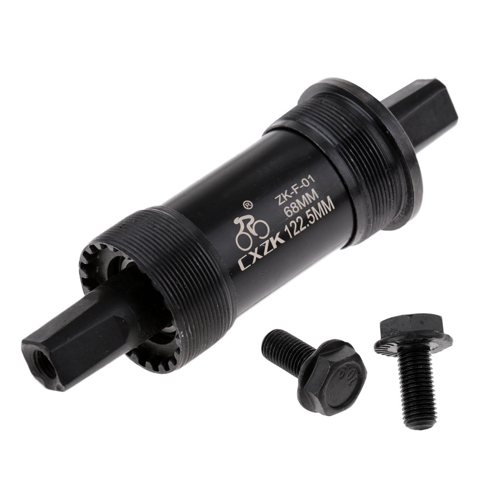Movimento Centrale Perno Quadro Movimento Centrale a Cartuccia filettata conica Quadrata for Bici da Bicicletta 68 X 122,5 mm Movimento Centrale MTB