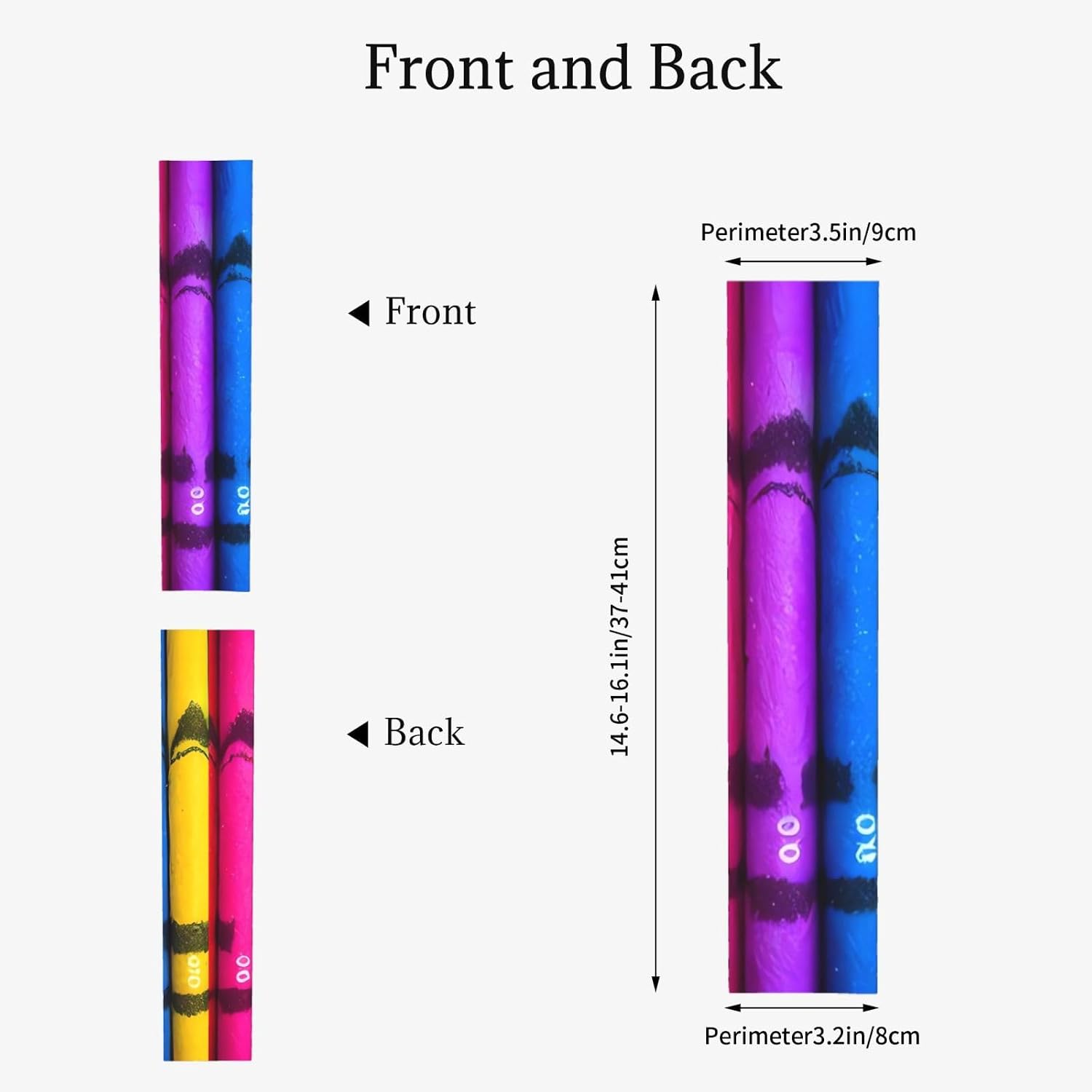 Cooling Arm Sleeves UPF 50+ UV Sun Protection Arm Covers, Straight Style | Colored Crayons Sports Arm Sleeves For Women Men, Seamless Compression Ice Silk Sleeves, Tattoo Cover