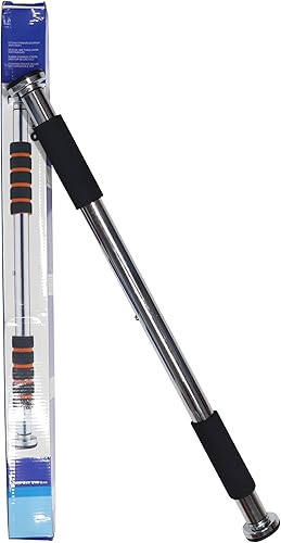 Endless EL1037 Stainless Steel Adjustable Pull Up Bar for Home Doorway | Materia