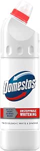 Domestos White & Sparkle Thick Bleach disinfectant that eliminates 99.99% of bacteria and viruses* unstoppable whitening power 750 ml - View 2
