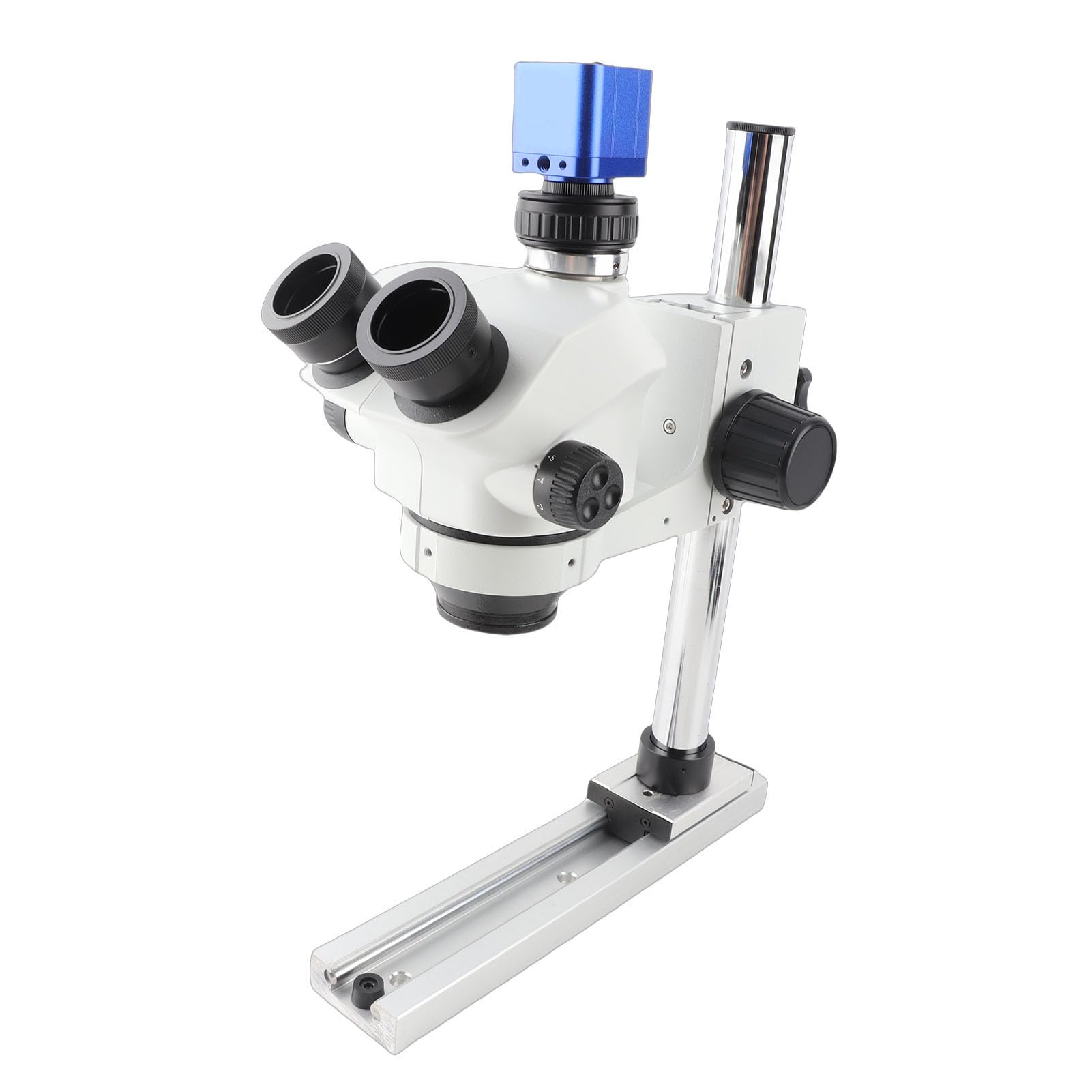 Eujgoov Kit de Microscopio Estereoscópico Trinocular 7x-50x Imagen de 24