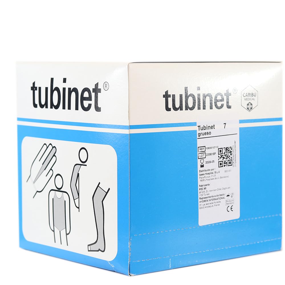 Tubinet 7 - Vendaje Tubular Extensible de ALGODON Tubinet 7 Troncos delgados - Unidad - 1 rollo de 20 m.