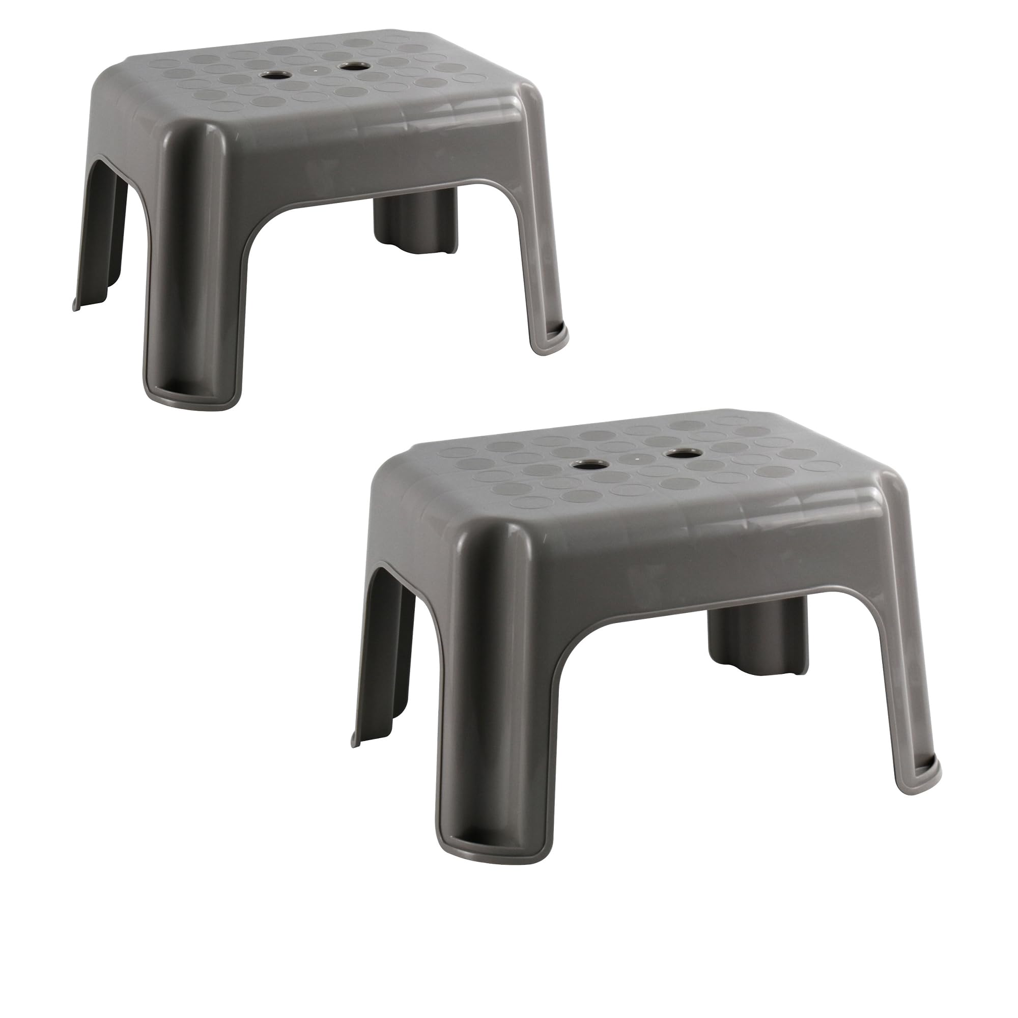 Plastic Sitting Stool Premium Strong Quality Non Slip Feet Step-Stool (Talpa-X2)