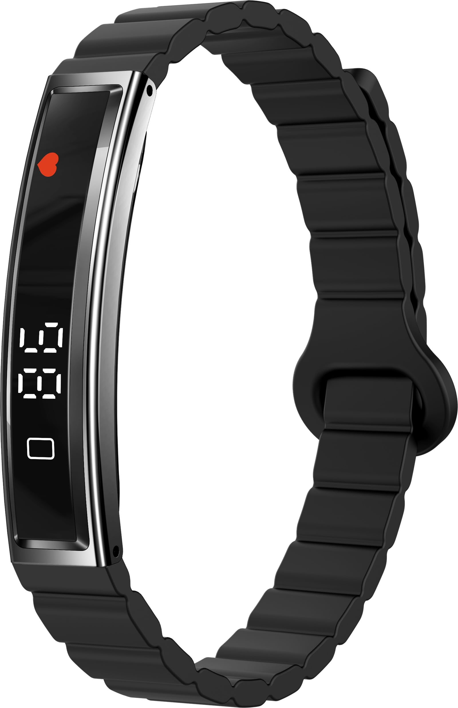 findtime Pulsera inteligente con podómetro, monitor de actividad estrecha, monitor de sueño, IP68, resistente al agua, para iOS y Android