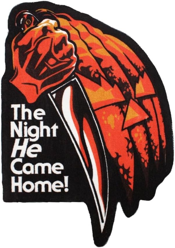 Creepy Co. Halloween MOVIE POSTER RUG Michael Myers The Night HE Came Home! 38x27 Horror 1978 VHS Cover Art