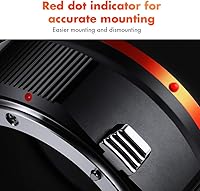 Vista 3 de K&F Concept Adaptador de montaje de lente compatible con Nikon AI Nikkor F Mount Lens a NEX Mount Cámara para Sony A6000 A6400 A7II A5100 A7 A7RIII