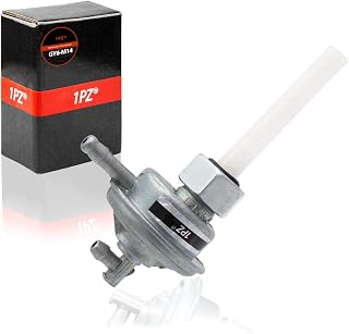 1PZ GY1-M14 Vacuum Shut off Fuel Value Petcock 1/4 inch 1/4" port M14x1.5 Thread for GENUINE Scooter Moped Buddy 50cc 125cc Rattler 110cc Rough House 50cc # P6523000000