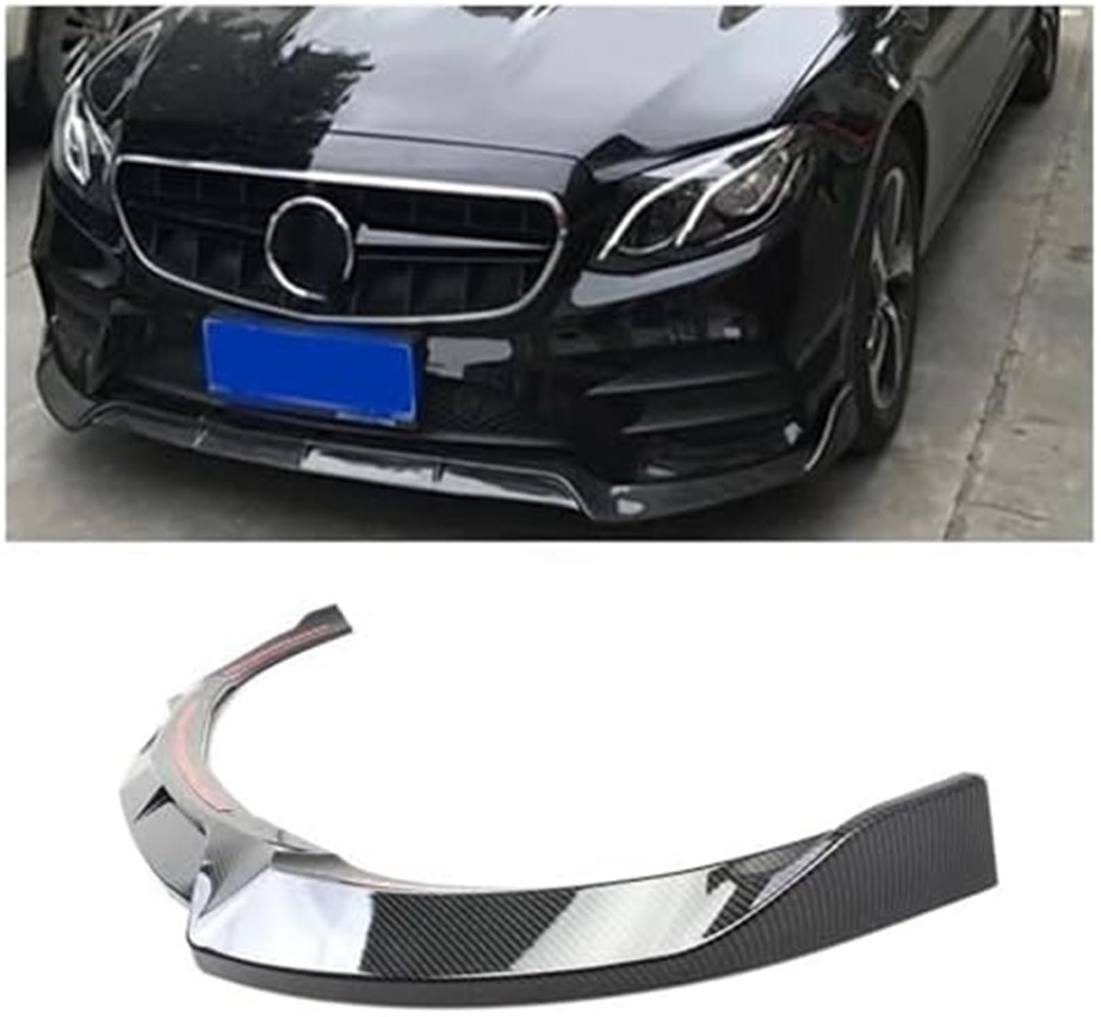 Splitter, dla Benz, W213 E Class Sedan 4 Door, dla Sport 2017