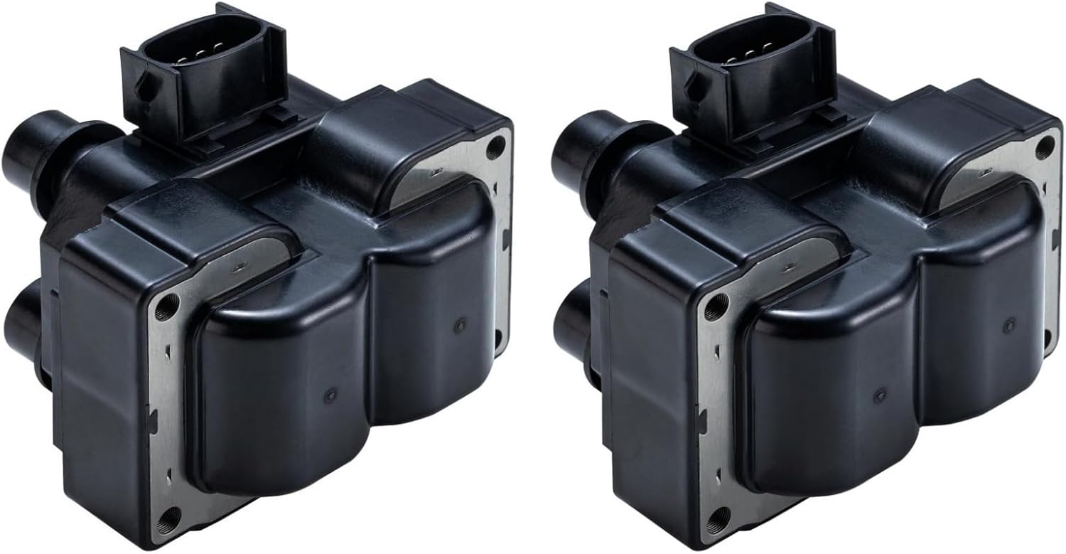 Ignition Coil Pack Fits for Ford Escort Probe Ranger F150 F250 Thunderbird Explorer, for Lincoln Mark Viii Town Car, for Mazda B2300 B2500, for Mercury Cougar Mountaineer Replace FD487 2PCS