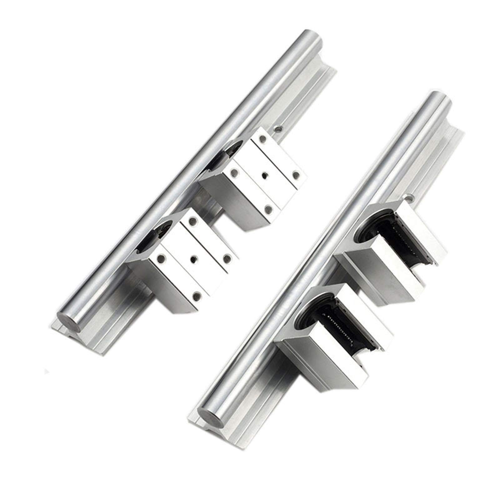 Guida lineare Professionale da 20 mm con Asta SBR20 Completamente supportata, Albero 4 Blocchi di Cuscinetti a Sfere scorrevoli SBR20UU for CNC(950mm)