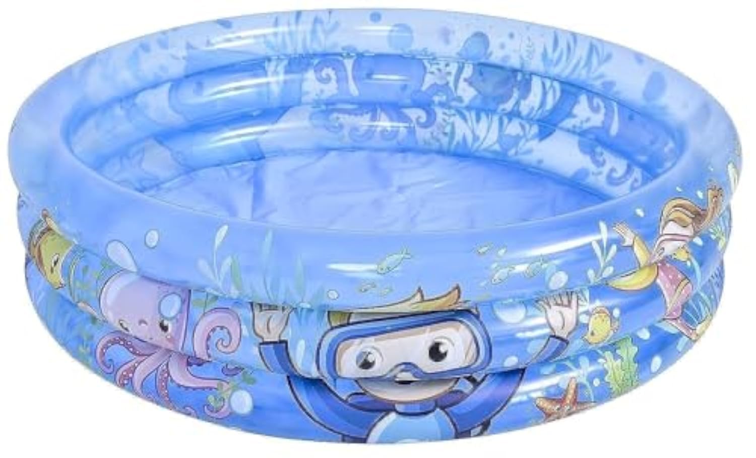 Jilong Baby Sun Club Sea World Inflatable 3-Ring Swimming Pool