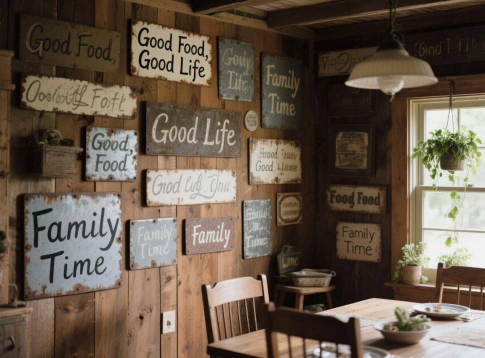 Miniatura 6 de Letrero de metal Love WINS ALWAYS de 16 x 6 pulgadas, decoración de pared retro para cueva de hombre, hogar, bar, cocina, garaje